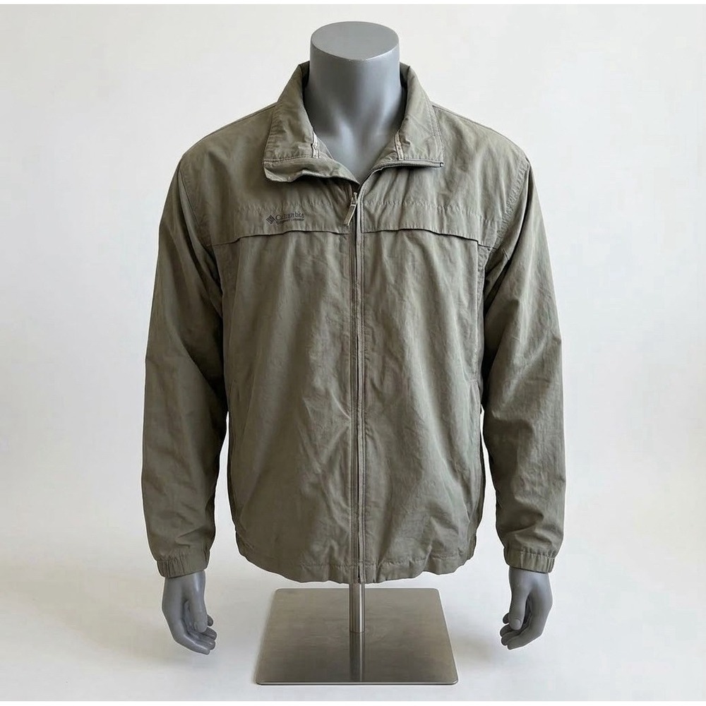Columbia Northway Jacket Khaki Gorpcore Windbreaker XM 3969 Mens 2XL Vintage